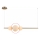 Azzardo - Replacement glass for chandelier SANDRA white - big d. 22 cm