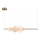 Azzardo - Replacement glass for chandelier SANDRA white - small d. 15 cm