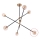 Azzardo - Replacement glass for chandelier SOLEN d. 13,5 cm