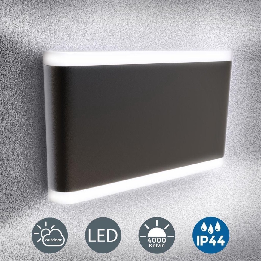 B.K. Licht 1184 - LED Outdoor wall light 2xLED/3,5W/230V IP44 4000K