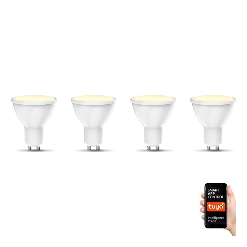 B.K. Licht 1261 - SET 4x LED Dimmable bulb GU10/5,5W/230V Wi-Fi Tuya 2700K