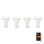 B.K. Licht 1261 - SET 4x LED Dimmable bulb GU10/5,5W/230V Wi-Fi Tuya 2700K
