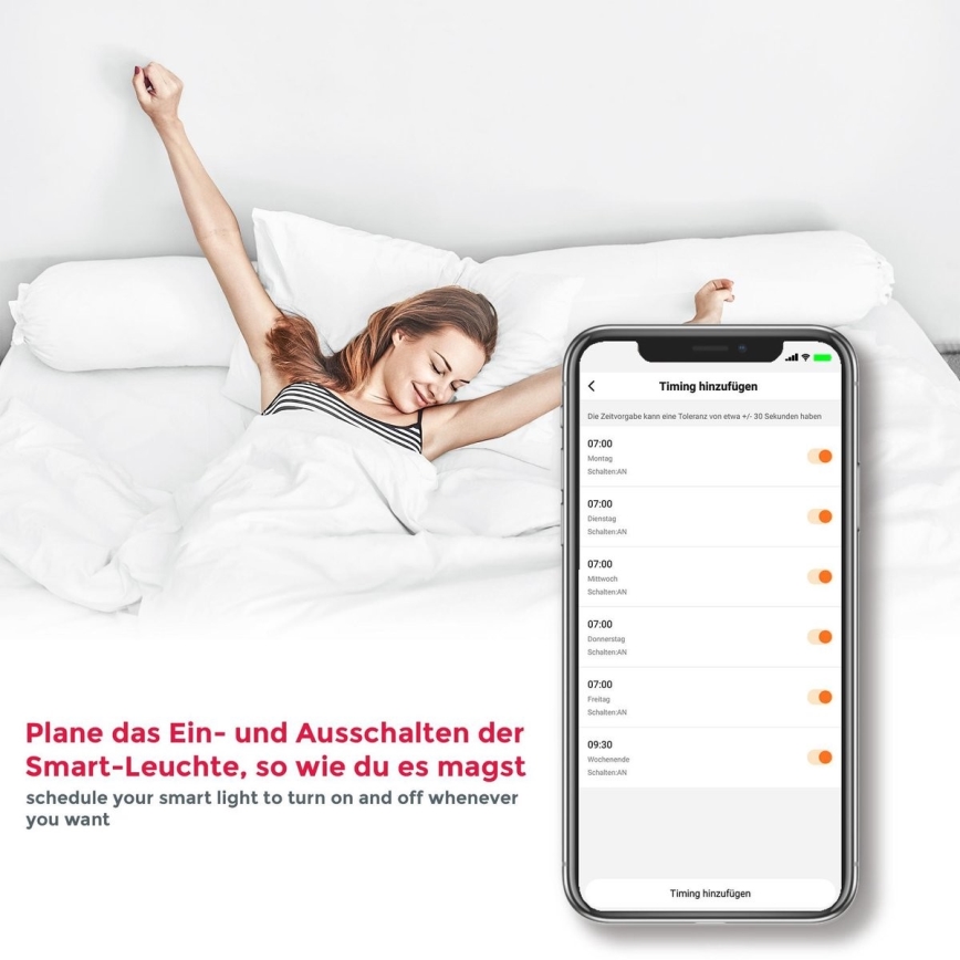 B.K. Licht 1261 - SET 4x LED Dimmable bulb GU10/5,5W/230V Wi-Fi Tuya 2700K