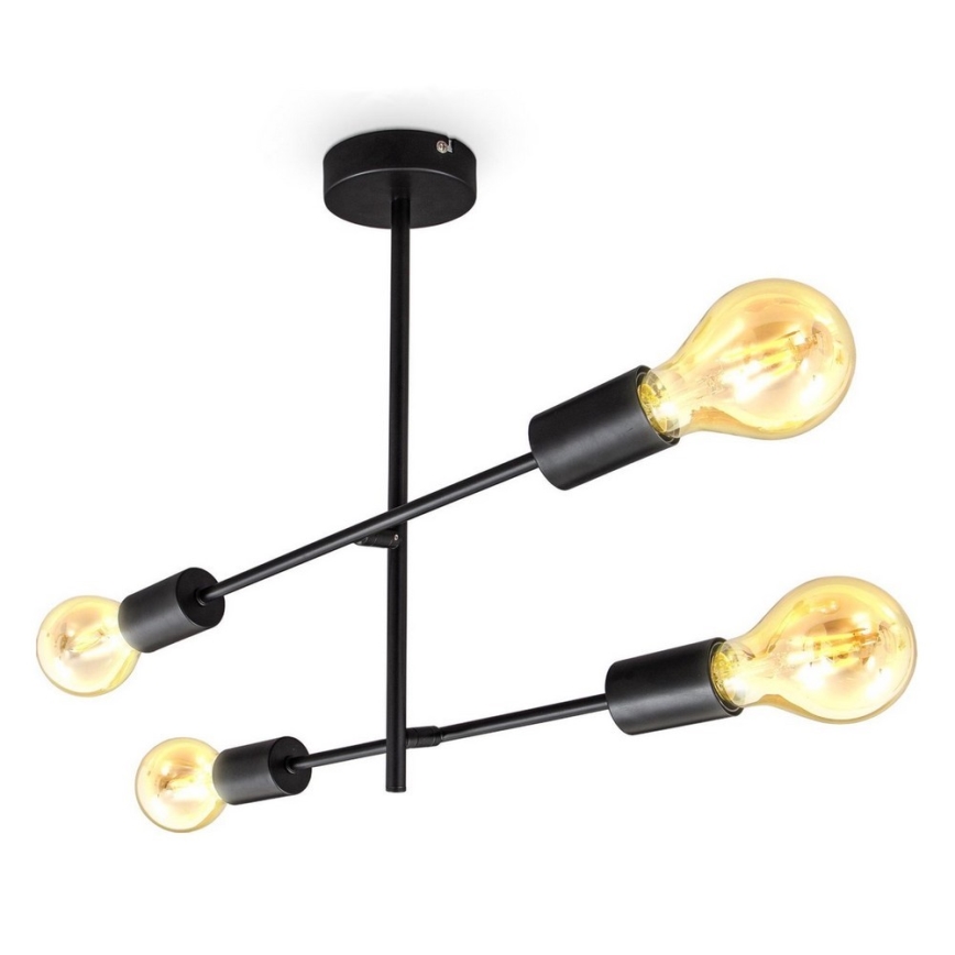 B.K. Licht 1343 - Chandelier on a pole 4xE27/60W/230V