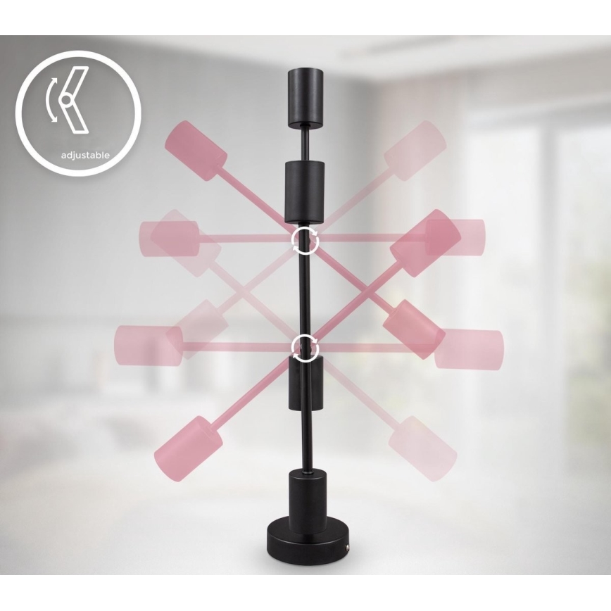 B.K. Licht 1343 - Chandelier on a pole 4xE27/60W/230V