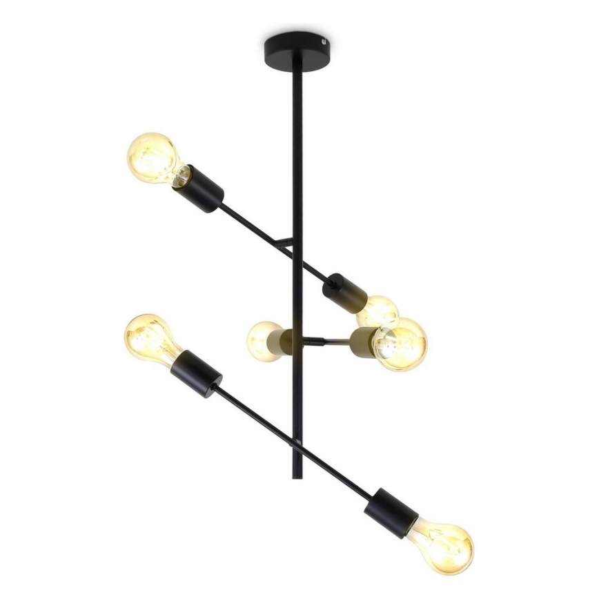 B.K. Licht 1344 - Chandelier on a pole 6xE27/60W/230V