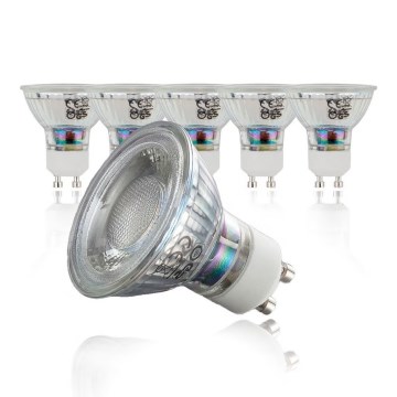 B.K.Licht - SET 10x LED Bulbs GU10/5W/230V 3000K