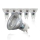 B.K.Licht - SET 10x LED Bulbs GU10/5W/230V 3000K