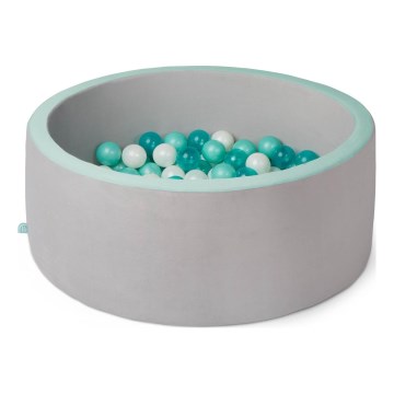 B-Toys - Children's dry pool with balls d. 89 cm grey/turquoise