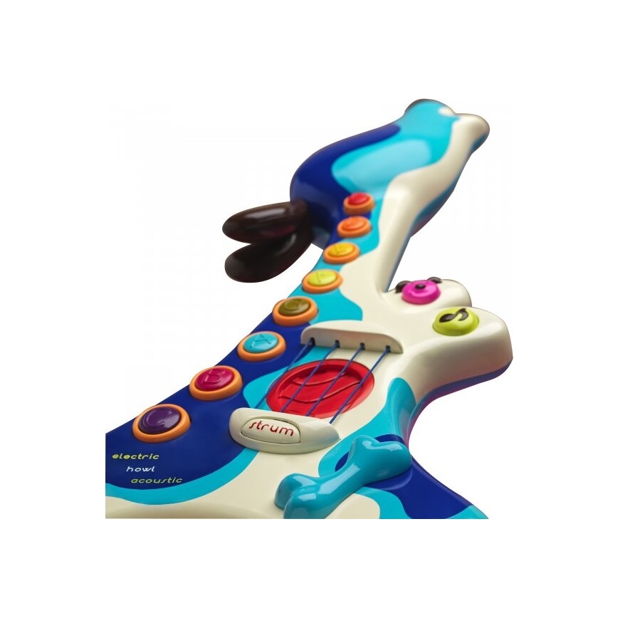 B-Toys - Children's electric guitar Dog Woofer 3xAA