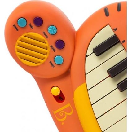 B-Toys - Children's piano with a microphone Cat 4xAA