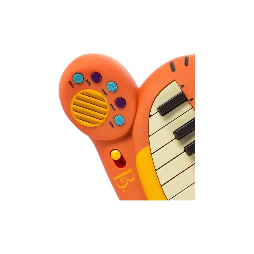 B-Toys - Children's piano with a microphone Cat 4xAA