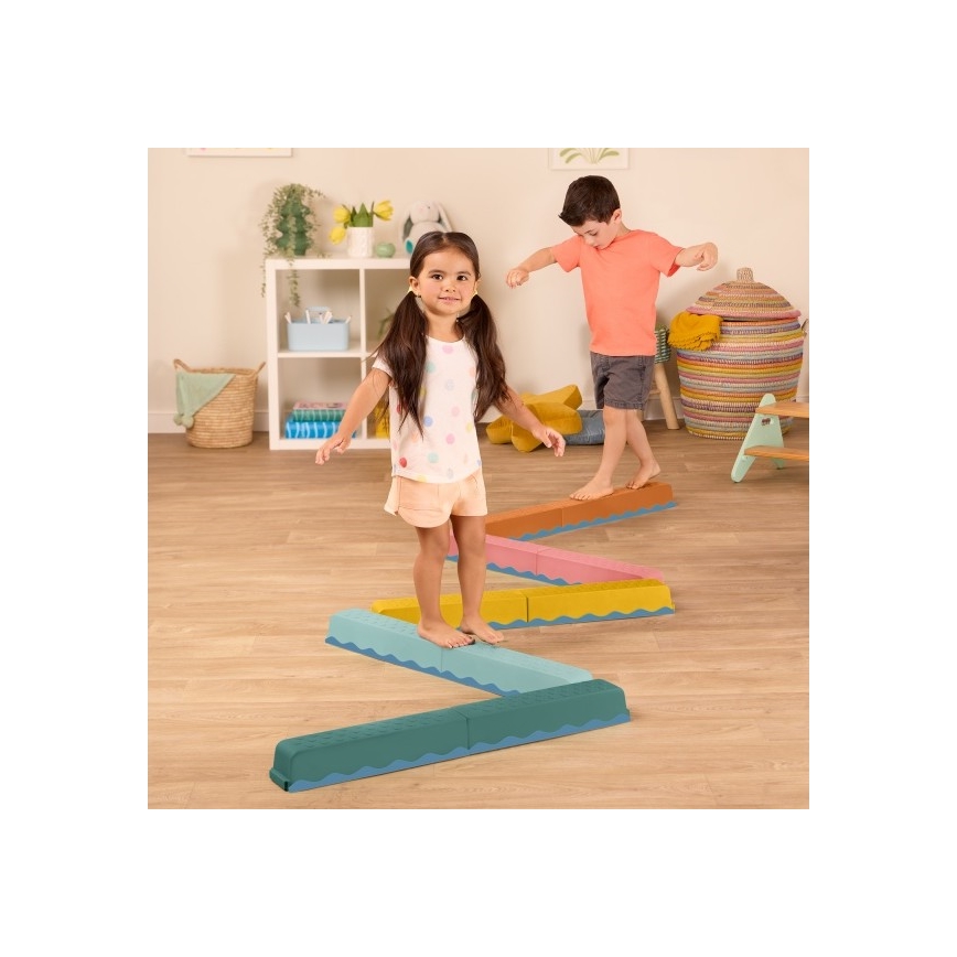 B-Toys - Obstacle course BALANCE & HOP 10 pcs