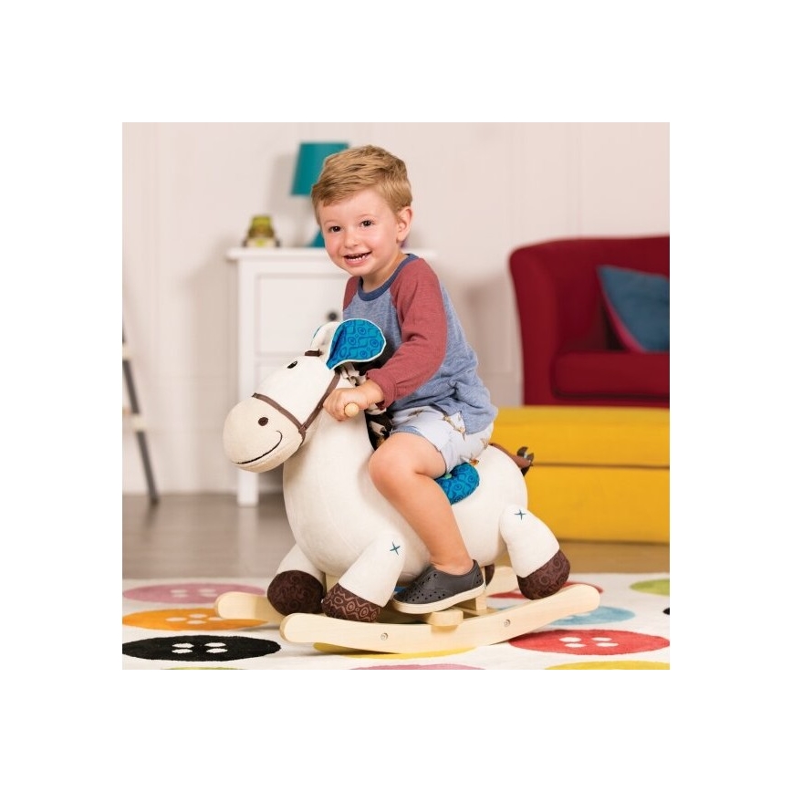 B-Toys - Rocking horse BANJO poplar