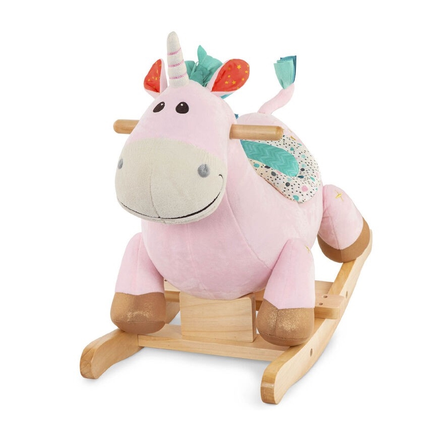 B-Toys - Rocking unicorn CLEO poplar