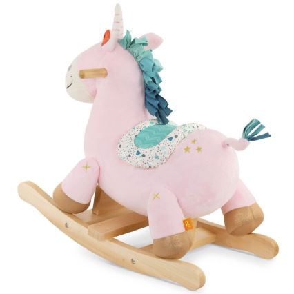 B-Toys - Rocking unicorn CLEO poplar