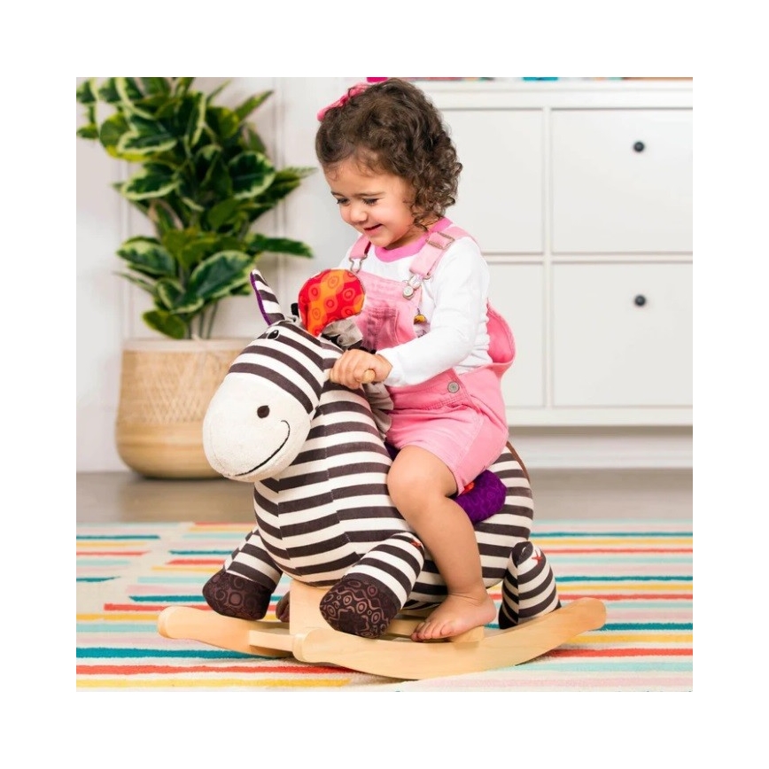 B-Toys - Rocking zebra KAZOO poplar
