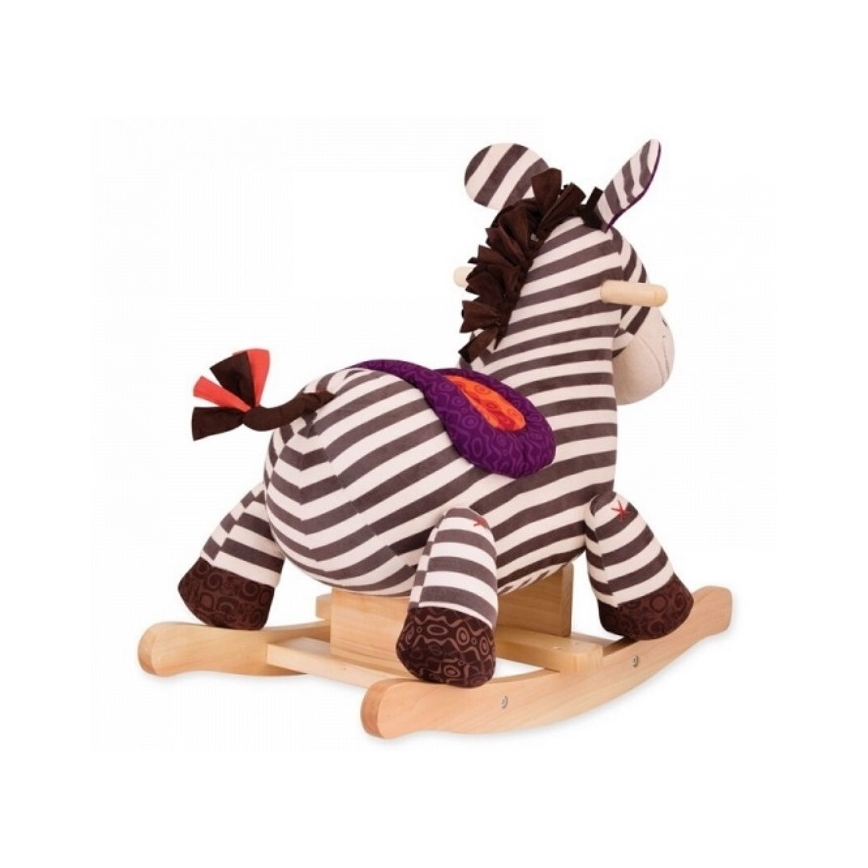 B-Toys - Rocking zebra KAZOO poplar