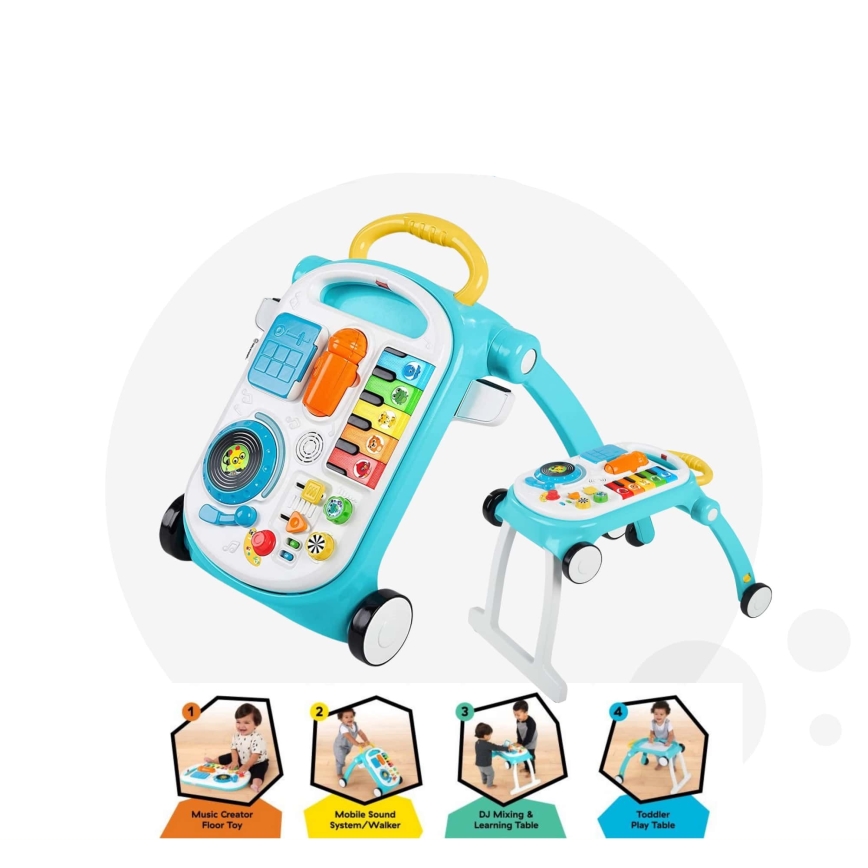 Baby Einstein - Baby walker with activities 4in1 MUSICAL MIX ‘N ROLL