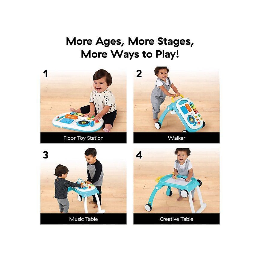 Baby Einstein - Baby walker with activities 4in1 MUSICAL MIX ‘N ROLL