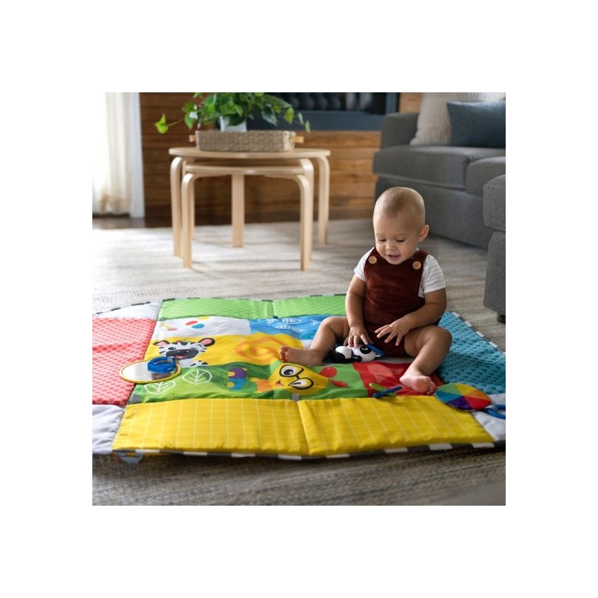 Baby Einstein - Children's blanket for playing 5in1 PATCH'S COLOR PLAYSPACE