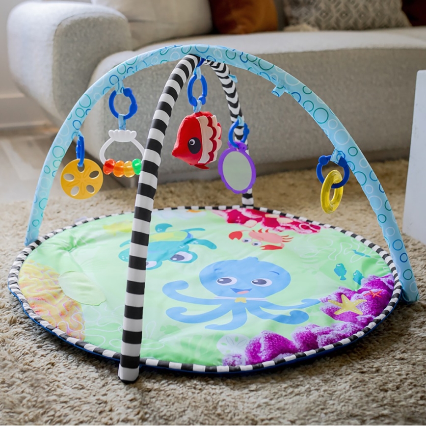 Baby Einstein - Children's blanket for playing with water mat 2in1 SEA FLOOR EXPLORERS