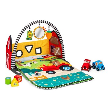 Baby Einstein - Infant Activity Play Mat BUSY BARNYARD 4xAA