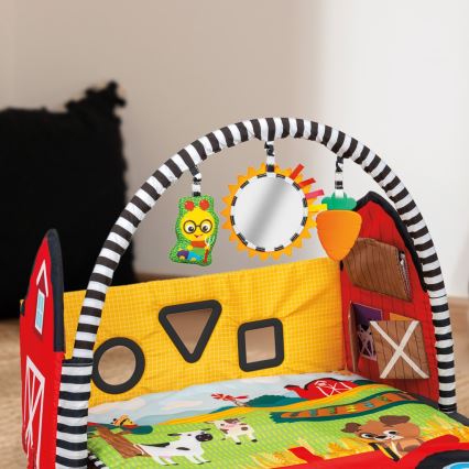 Baby Einstein - Infant Activity Play Mat BUSY BARNYARD 4xAA