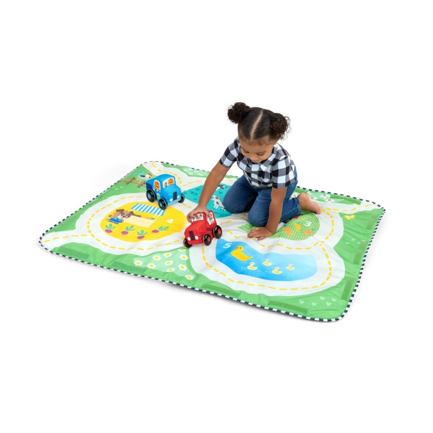 Baby Einstein - Infant Activity Play Mat BUSY BARNYARD 4xAA