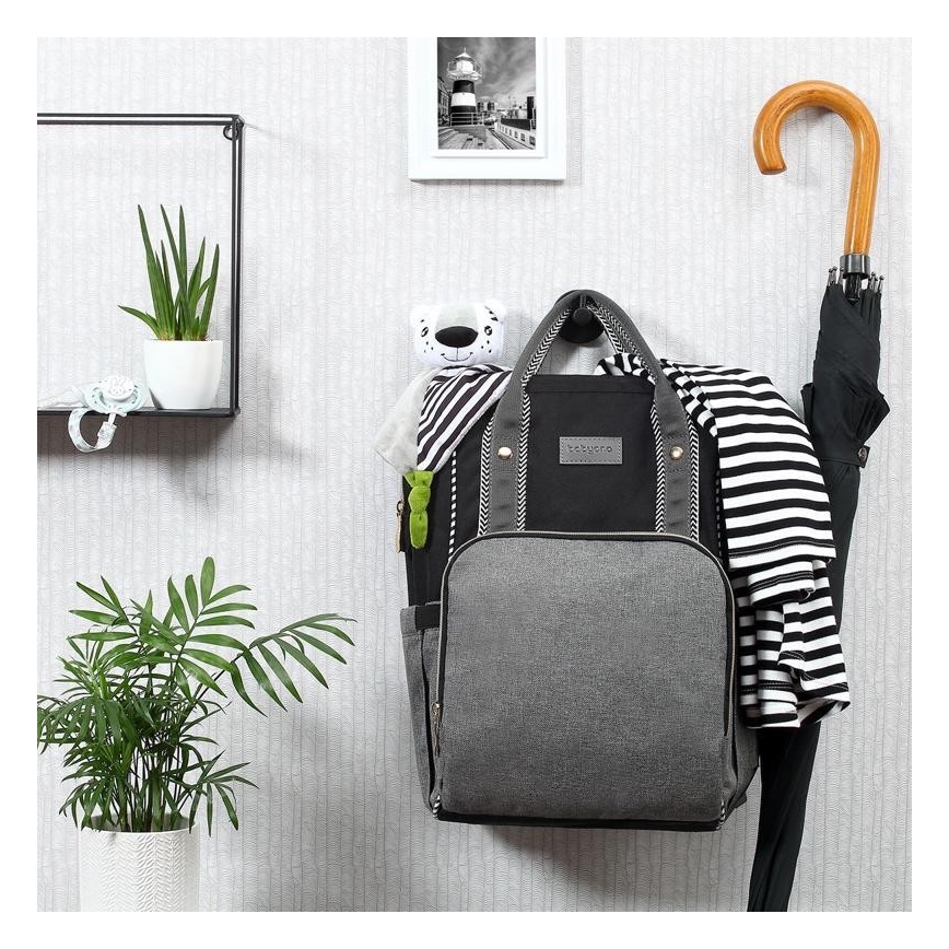 BabyOno - Changing backpack for stroller Oslo Style black