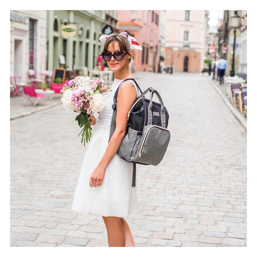 BabyOno - Changing backpack for stroller Oslo Style black