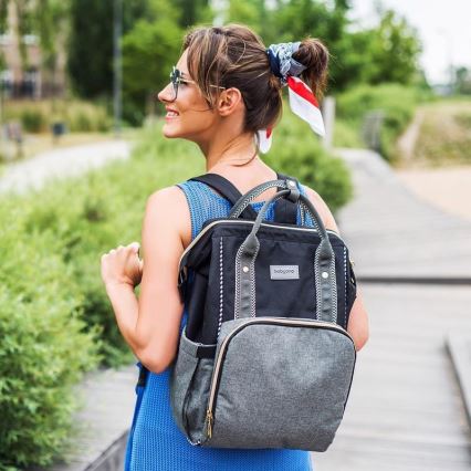BabyOno - Changing backpack for stroller Oslo Style black