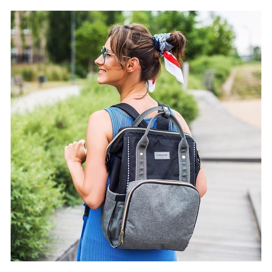 BabyOno - Changing backpack for stroller Oslo Style black
