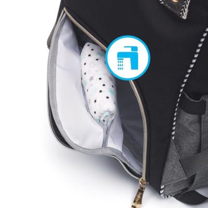 BabyOno - Changing backpack for stroller Oslo Style black