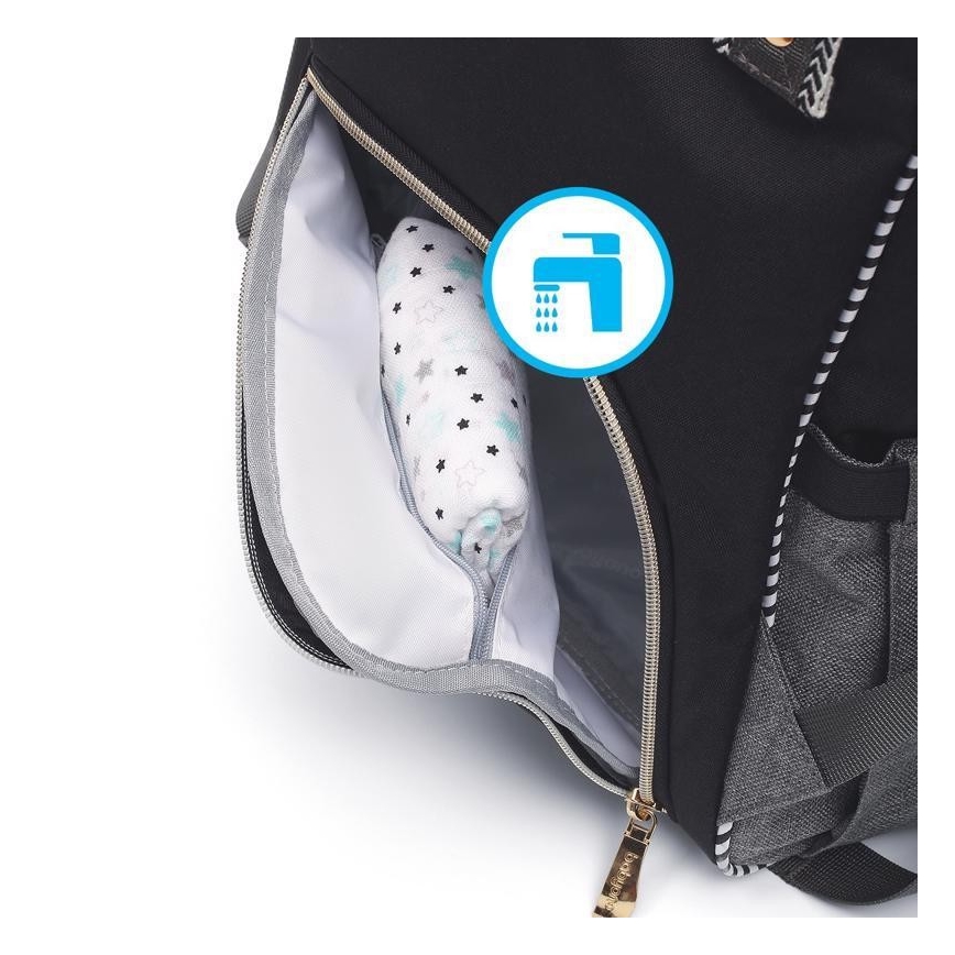 BabyOno - Changing backpack for stroller Oslo Style black
