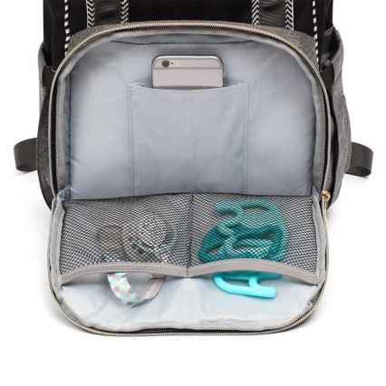 BabyOno - Changing backpack for stroller Oslo Style black