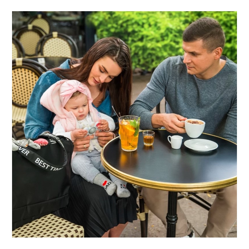 BabyOno - Changing bag for stroller Best Time Ever black