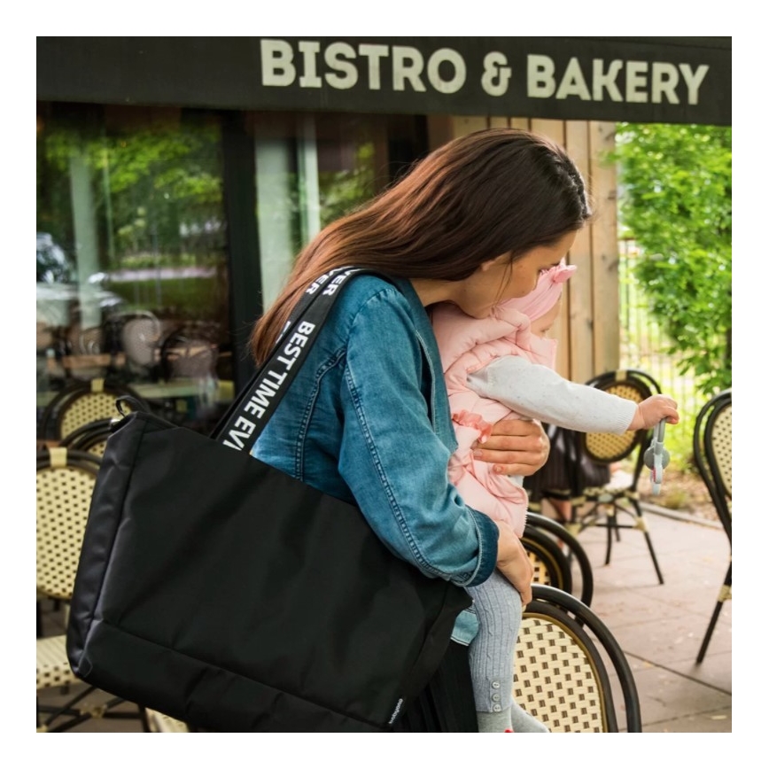 BabyOno - Changing bag for stroller Best Time Ever black