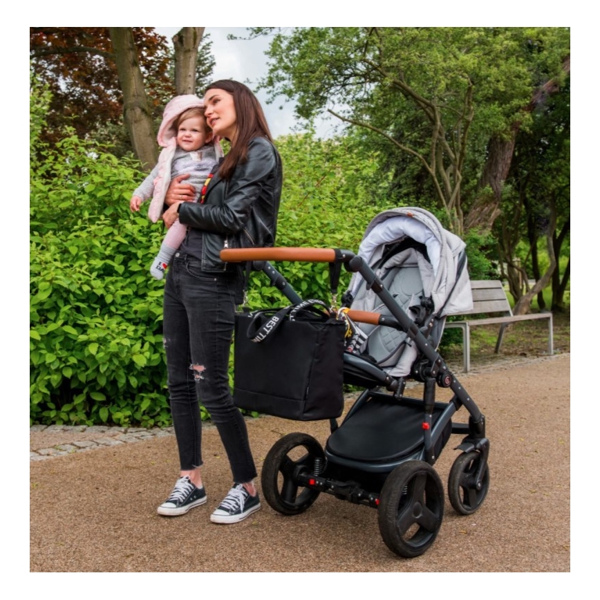 BabyOno - Changing bag for stroller Best Time Ever black
