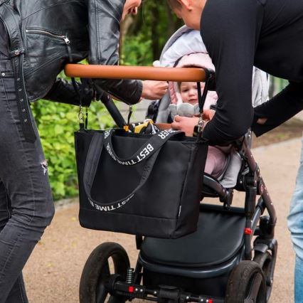 BabyOno - Changing bag for stroller Best Time Ever black