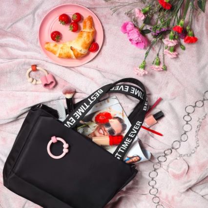 BabyOno - Changing bag for stroller Best Time Ever black