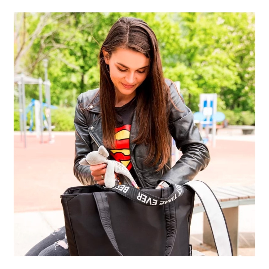 BabyOno - Changing bag for stroller Best Time Ever black