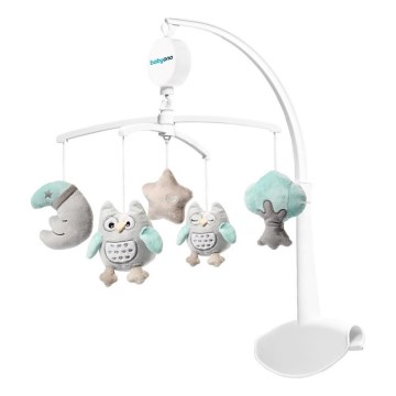 BabyOno - Musical crib mobile owl Sofia