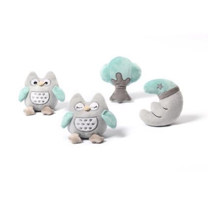 BabyOno - Musical crib mobile owl Sofia