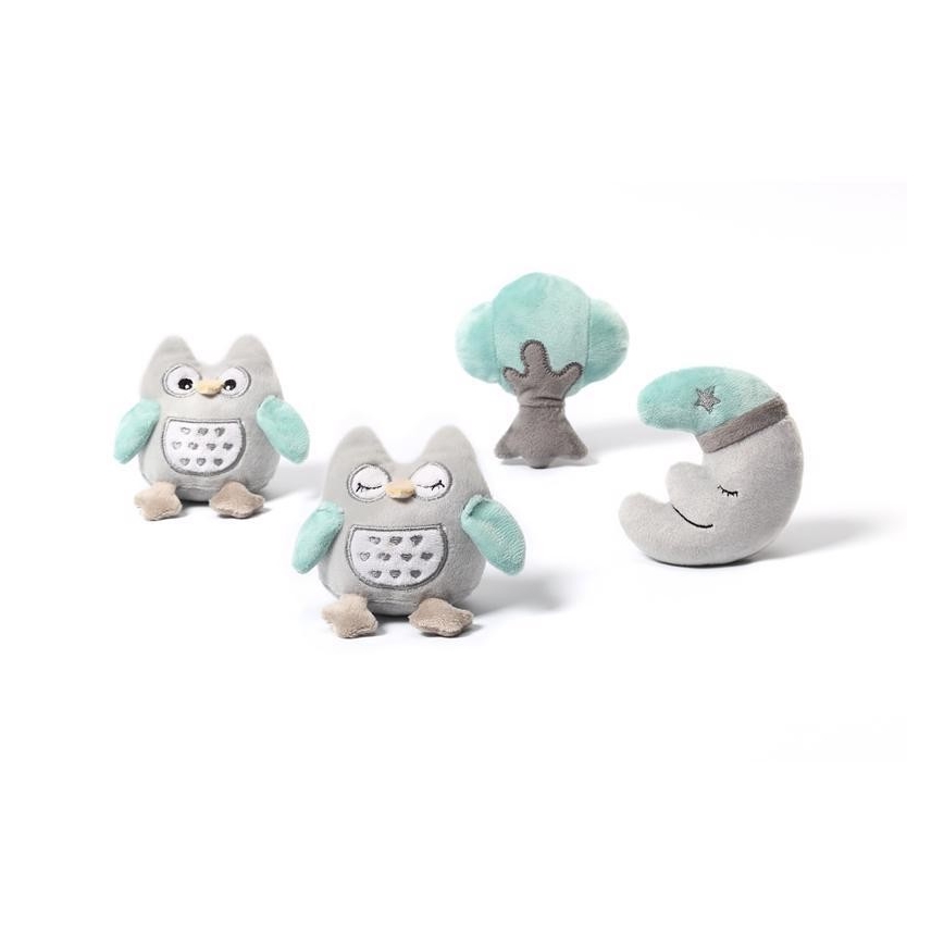 BabyOno - Musical crib mobile owl Sofia