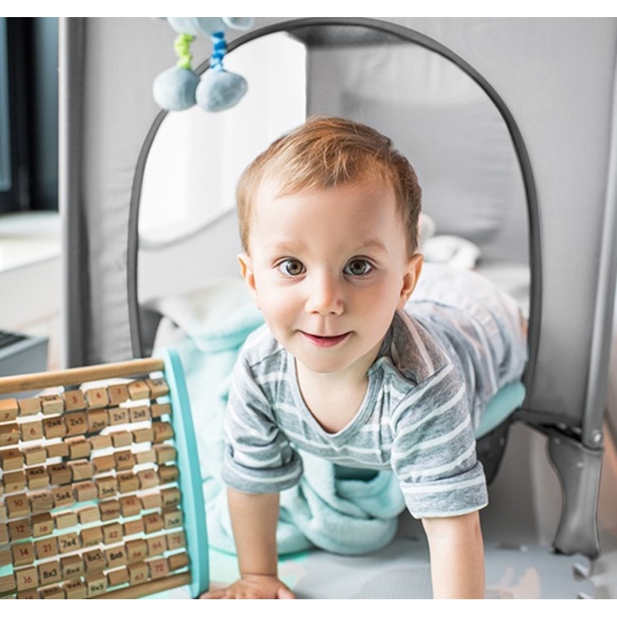 BabyOno - Travel crib BASIC grey