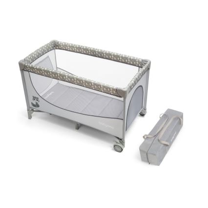 BabyOno - Travel crib BASIC grey