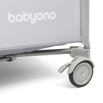 BabyOno - Travel crib BASIC grey