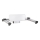 Backrest 60 x 18.5 cm, silver/white