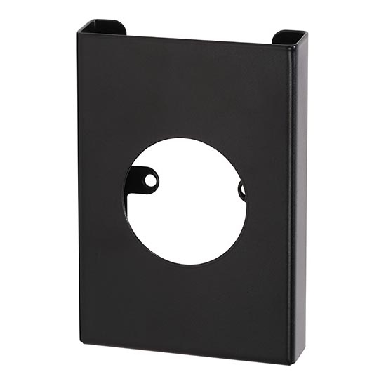 Bag Dispenser, 9.2 x 13.1 cm — Stainless Steel/Black